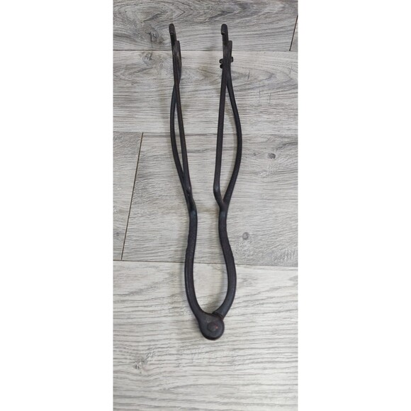 FABULOUS 19TH CENTURY ANTIQUE SHAKER WROUGHT IRON ADJUSTING PIE WARMING TRIVET - Picture 4 of 11